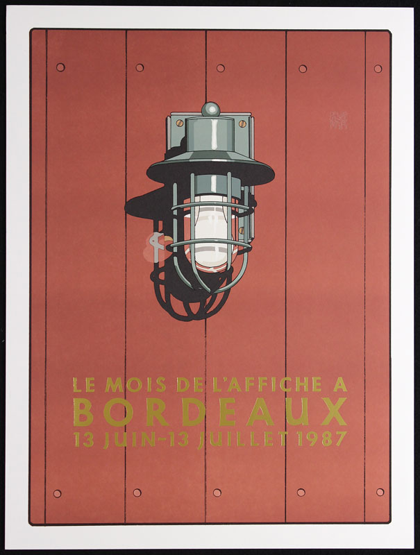 David Lance Goines Bordeaux Poster