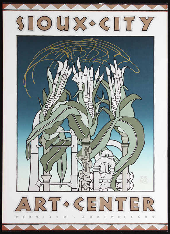 David Lance Goines Sioux City Art Center Poster