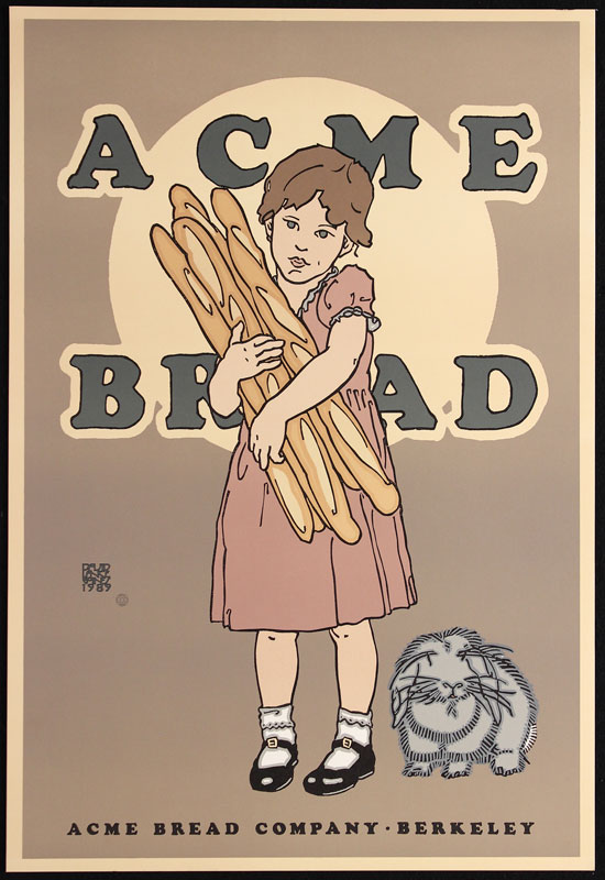 David Lance Goines Acme Bread Poster