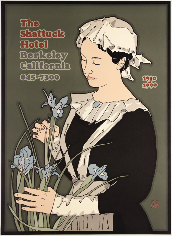 David Lance Goines Shattuck Hotel Poster