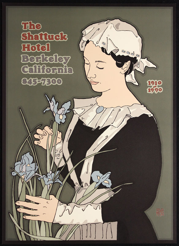 David Lance Goines Shattuck Hotel Poster