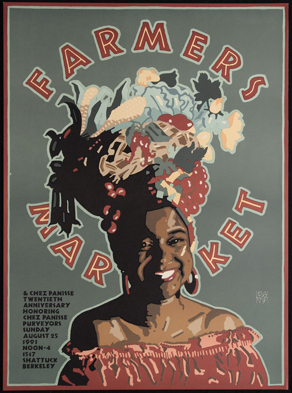 David Lance Goines Farmers Market Poster