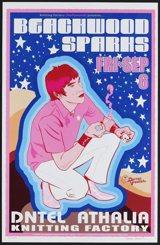 Darren Grealish Beachwood Sparks Poster