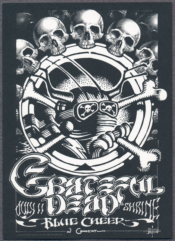 Rick Griffin Grateful Dead Shrine Poster