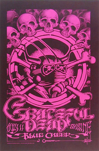 Rick Griffin Grateful Dead Shrine Poster