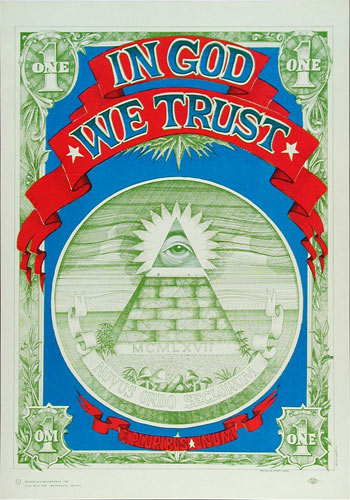 Rick Griffin In God We Trust Poster