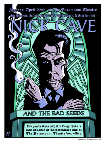 Justin Hampton Nick Cave And The Bad Seeds Poster
