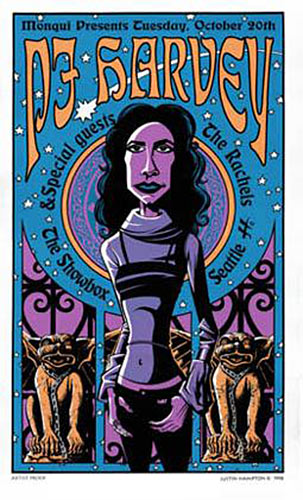 Justin Hampton PJ Harvey Poster