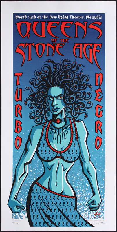 Justin Hampton Queens Of the Stone Age Poster