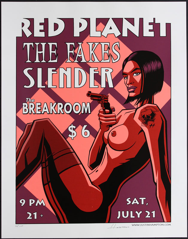 Justin Hampton Red Planet Poster