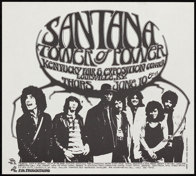 Randy Tuten Santana Handbill