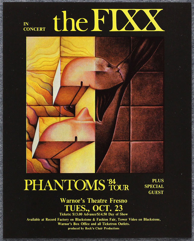 The Fixx Handbill