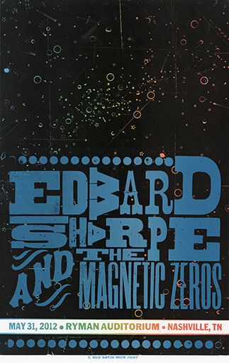 Hatch Show Print Edward Sharpe and the Magnetic Zeros Poster