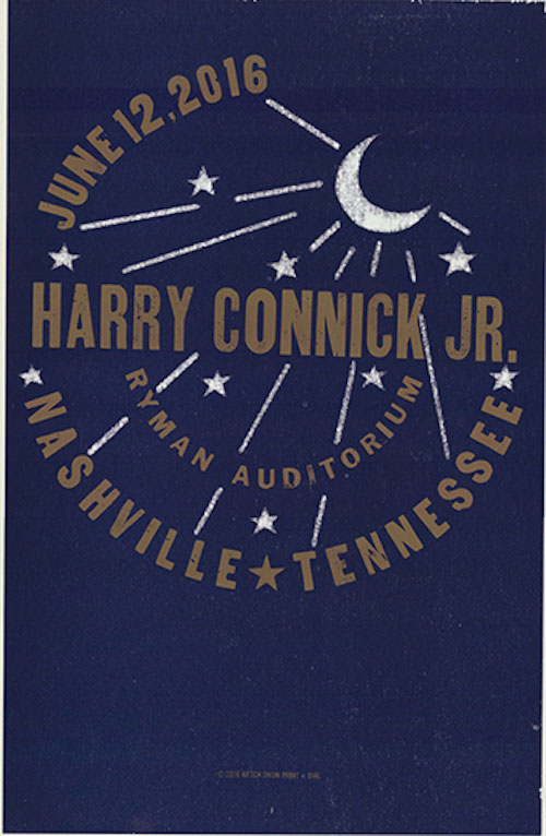 Hatch Show Print Harry Connick Jr. Poster