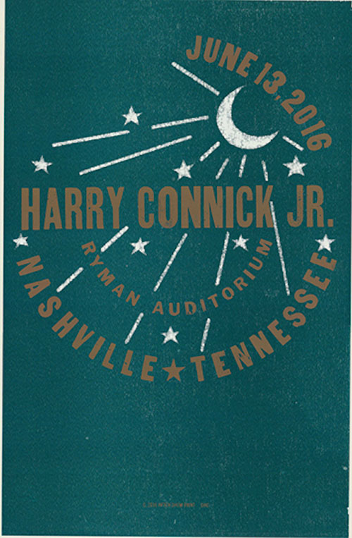 Hatch Show Print Harry Connick Jr. Poster
