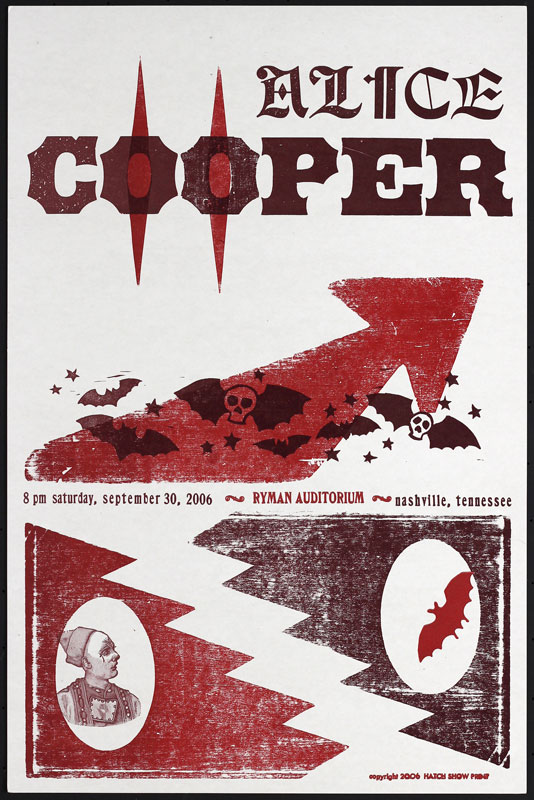 Hatch Show Print Alice Cooper Poster