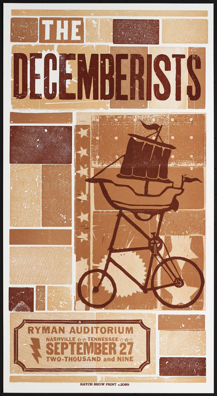 Hatch Show Print The Decemberists Poster