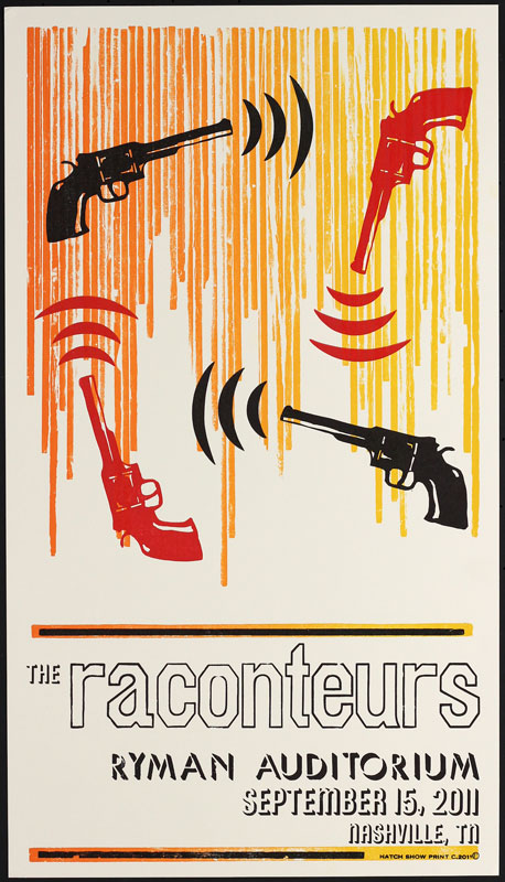 Hatch Show Print The Raconteurs Poster
