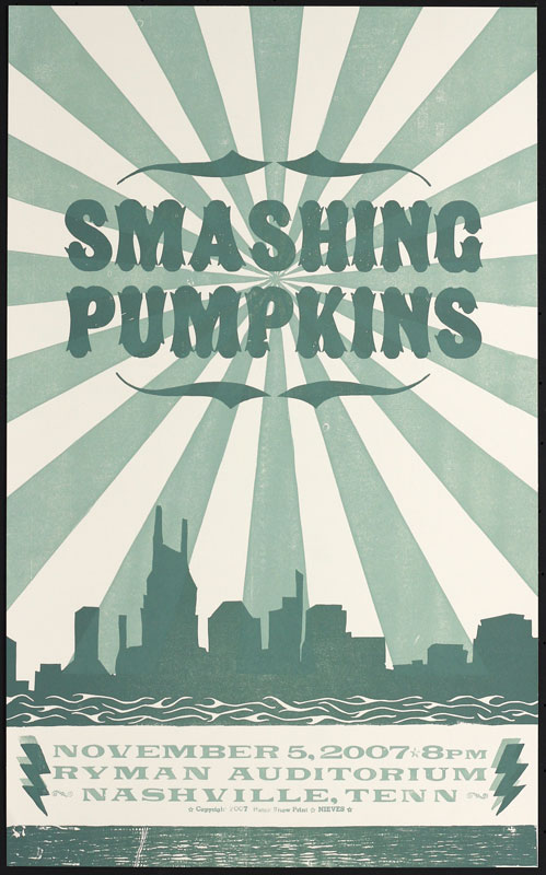 Hatch Show Print Smashing Pumpkins Poster