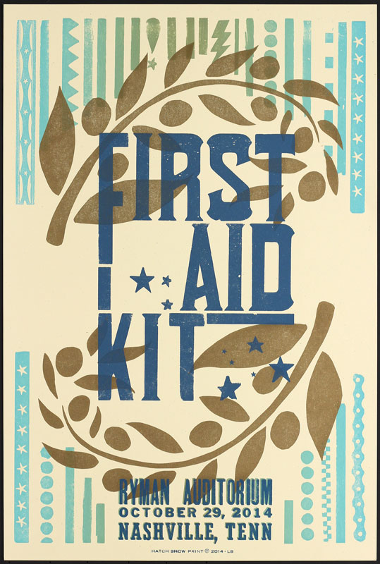 Hatch Show Print First Aid Kit at Ryman Auditorium Poster