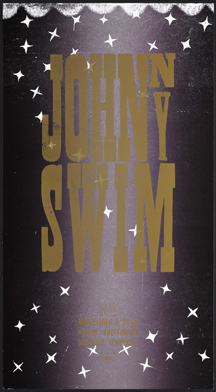 Hatch Show Print JOHNNYSWIM Poster