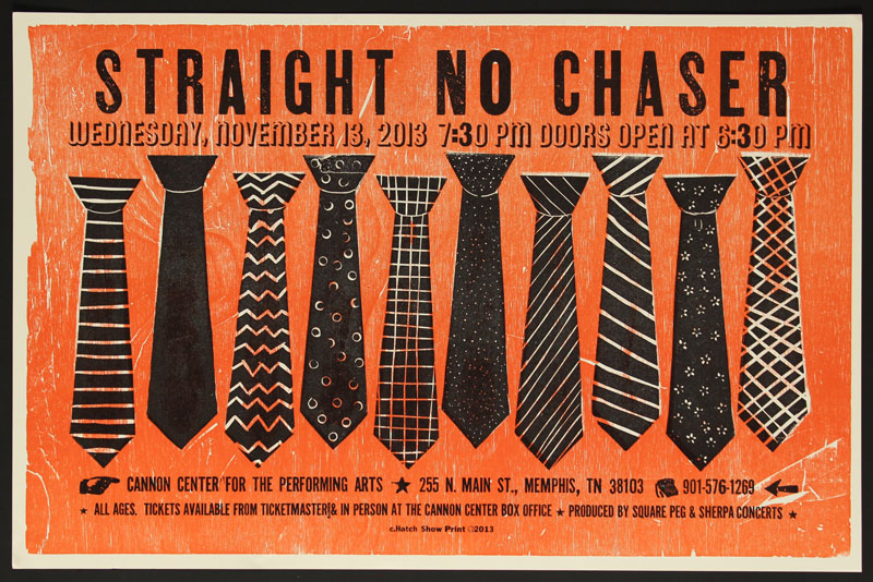 Hatch Show Print Straight No Chaser 2013 Poster