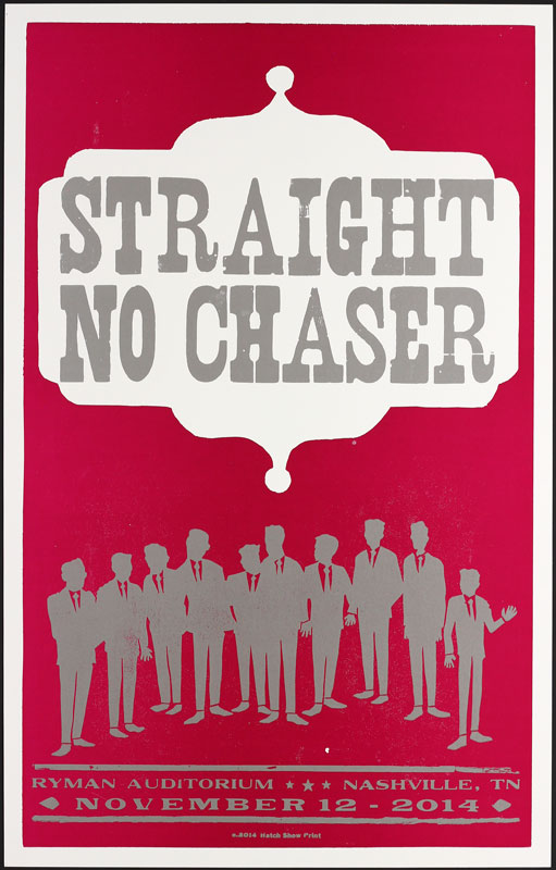 Hatch Show Print Straight No Chaser Poster