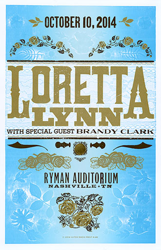 Hatch Show Print Loretta Lynn Poster