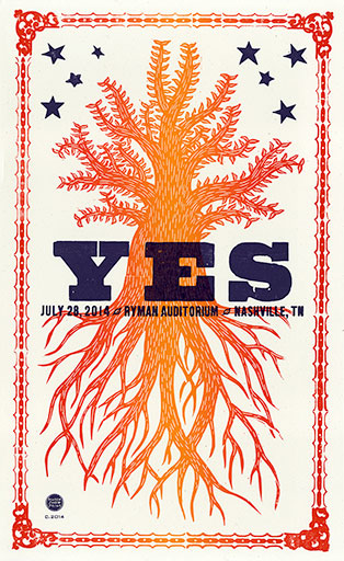 Hatch Show Print Yes Poster