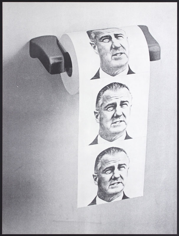 Spiro Agnew Toilet Paper Poster