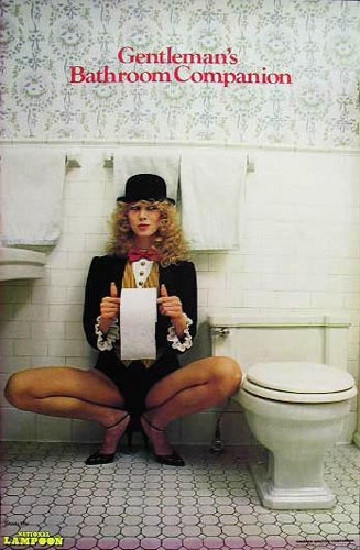 Gentleman's Bathroom Companion National Lampoon Poster