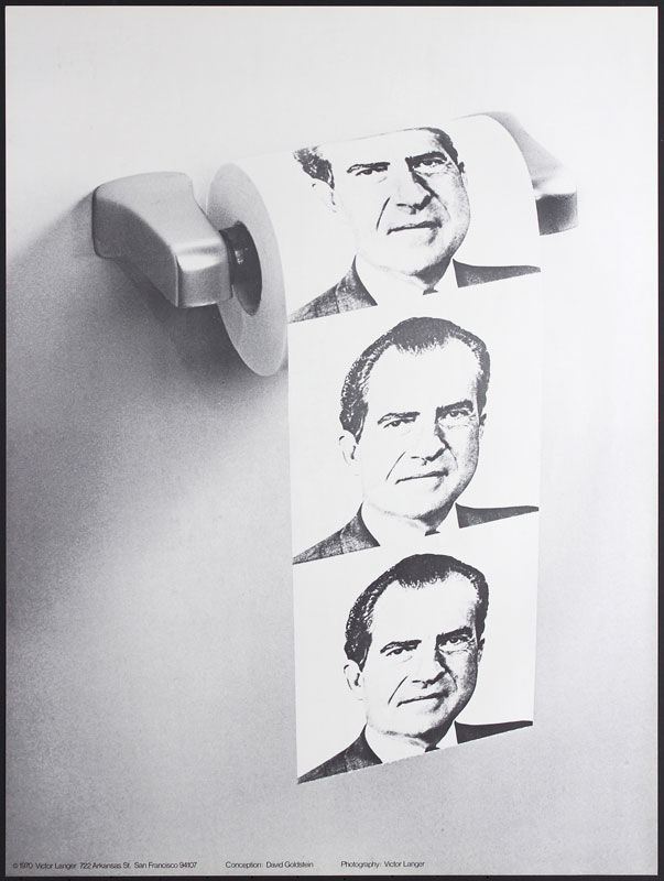 Richard Nixon Toilet Paper Poster