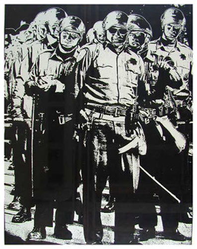 Cops At 1968 Democratic Convention Chicago Seven Poster