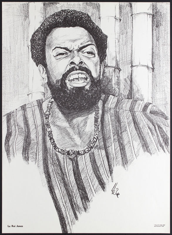 Le Roi Jones (Amiri Baraka) Black Movement Leader Poster