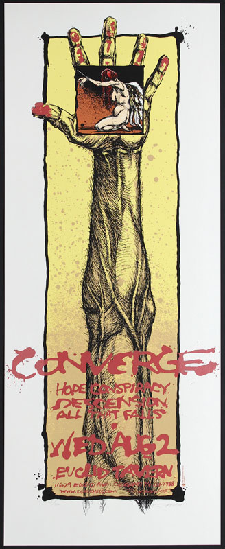 Derek Hess Converge Poster