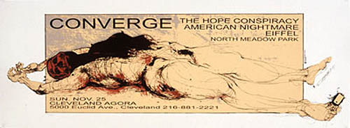 Derek Hess Converge Poster