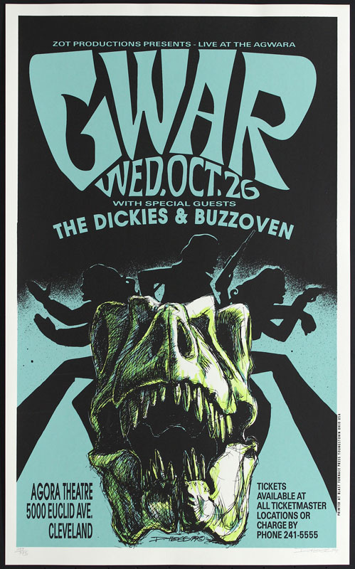 Derek Hess Gwar Poster