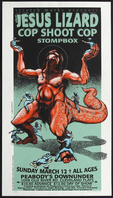Derek Hess Jesus Lizard Poster