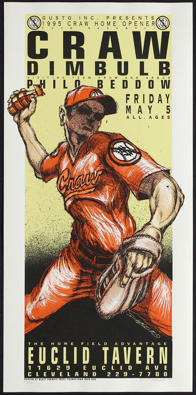 Derek Hess Craw Poster