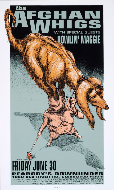 Derek Hess Afghan Whigs Poster