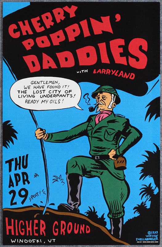 Wayne Shellabarger Cherry Poppin' Daddies Poster