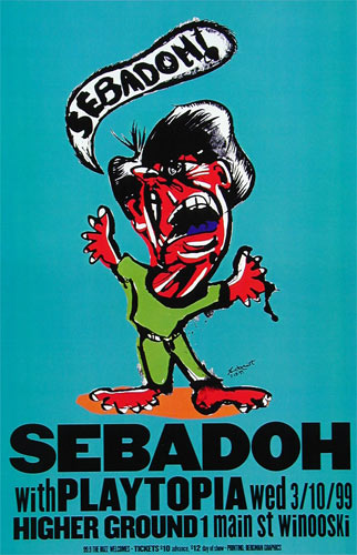 Chris Lindquist Sebadoh Poster