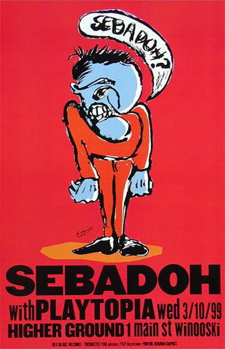 Chris Lindquist Sebadoh Poster