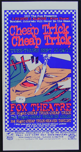 Jeff Holland Cheap Trick Poster