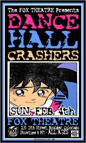 Jeff Holland Dance Hall Crashers Poster