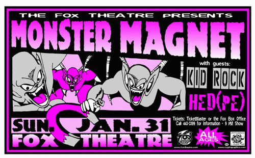 Jeff Holland Monster Magnet Poster