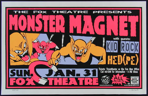 Jeff Holland Monster Magnet Poster