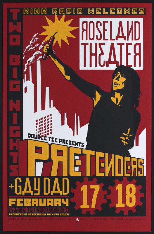 Mike King and Gary Houston The Pretenders Poster