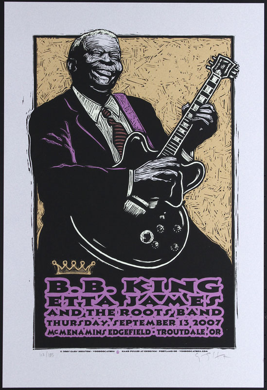 Gary Houston B.B. King / Etta James and the Roots Band Poster