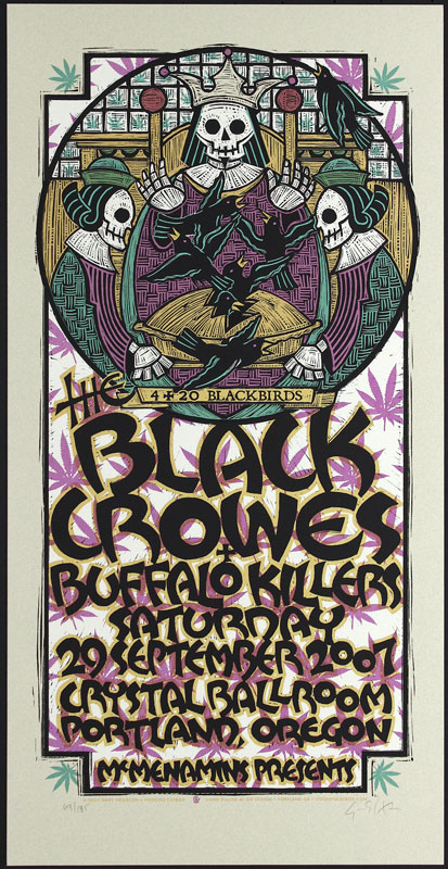 Gary Houston The Black Crowes Poster